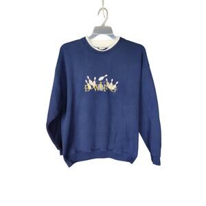 Vintage 90s Bowling Crewneck men's 2X